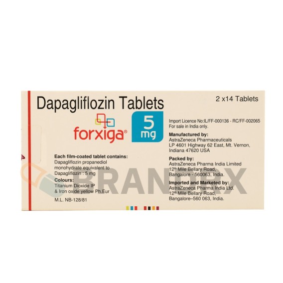 Forxiga 5 mg AstraZeneca