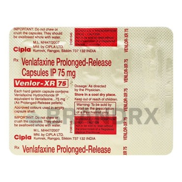Venlor XR 75 mg Cipla