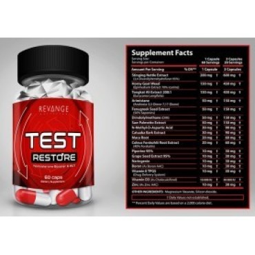 Revange Nutrition Test Restore 60 kapsul Revange Nutrition