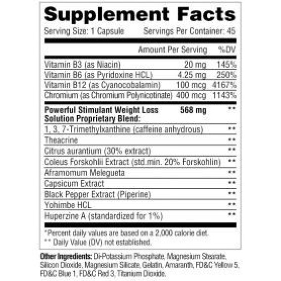 Metabolic Nutrition - StimuLean 45 Metabolic Nutrition